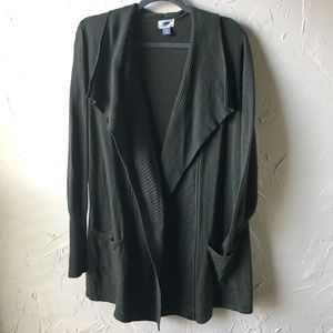Old Navy long open front cardigan